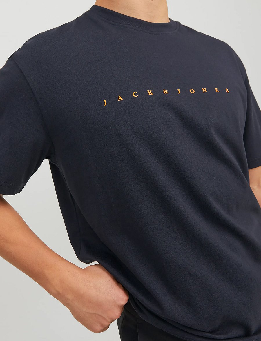 Jack & Jones - JJESTAR JJ TEE SS NOOS - lühikeste varrukatega t-särgid - dark navy - 5