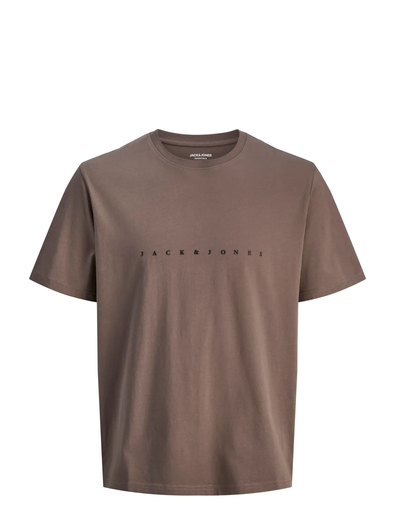 Jack & Jones JJESTAR JJ TEE SS NOOS - Basic T-Shirts - FALCON / brown
