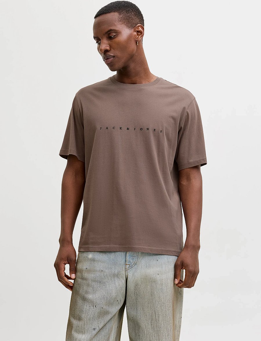 Jack & Jones - JJESTAR JJ TEE SS NOOS - kortærmede t-shirts - falcon - 0