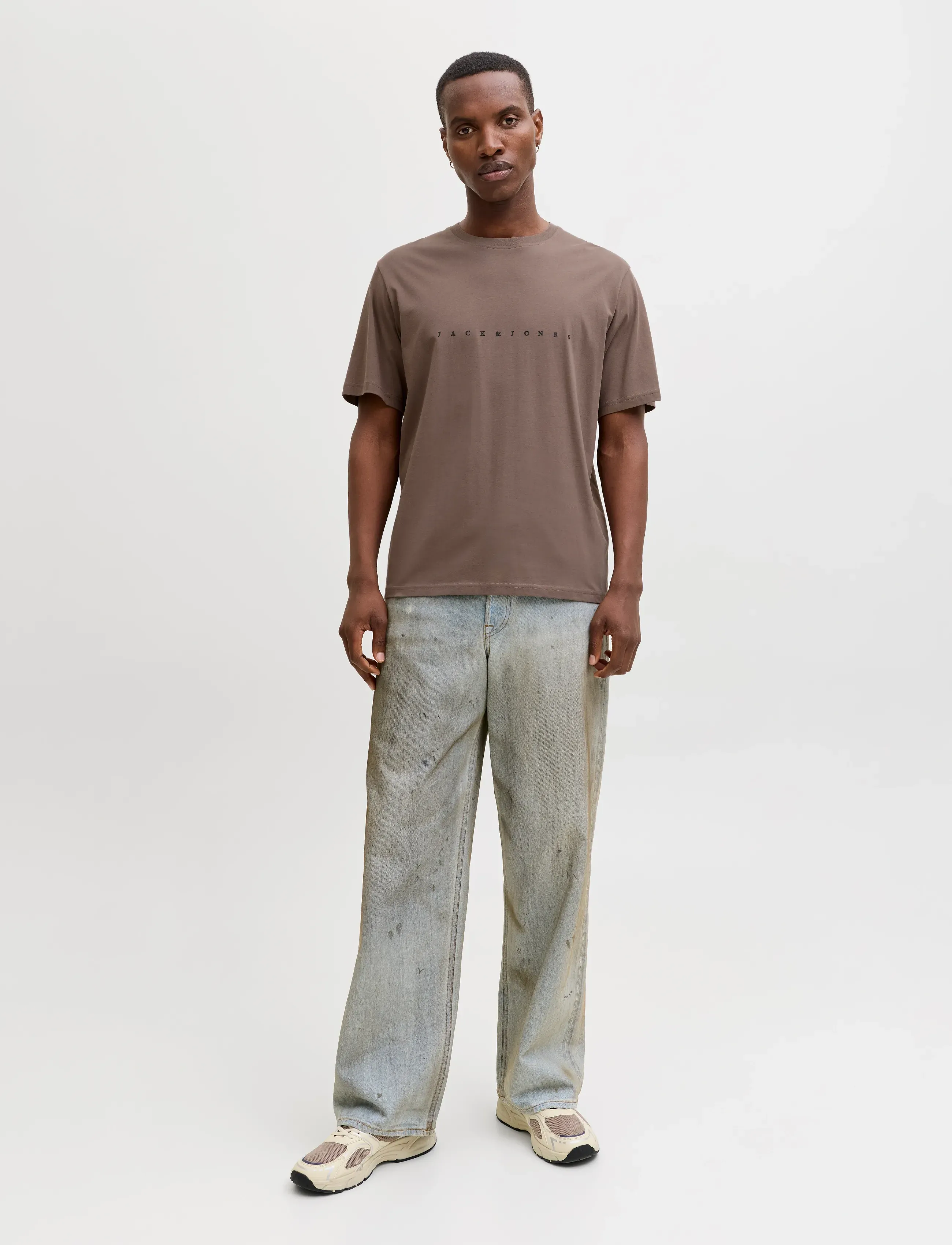 Jack & Jones - JJESTAR JJ TEE SS NOOS - lühikeste varrukatega t-särgid - falcon - 4