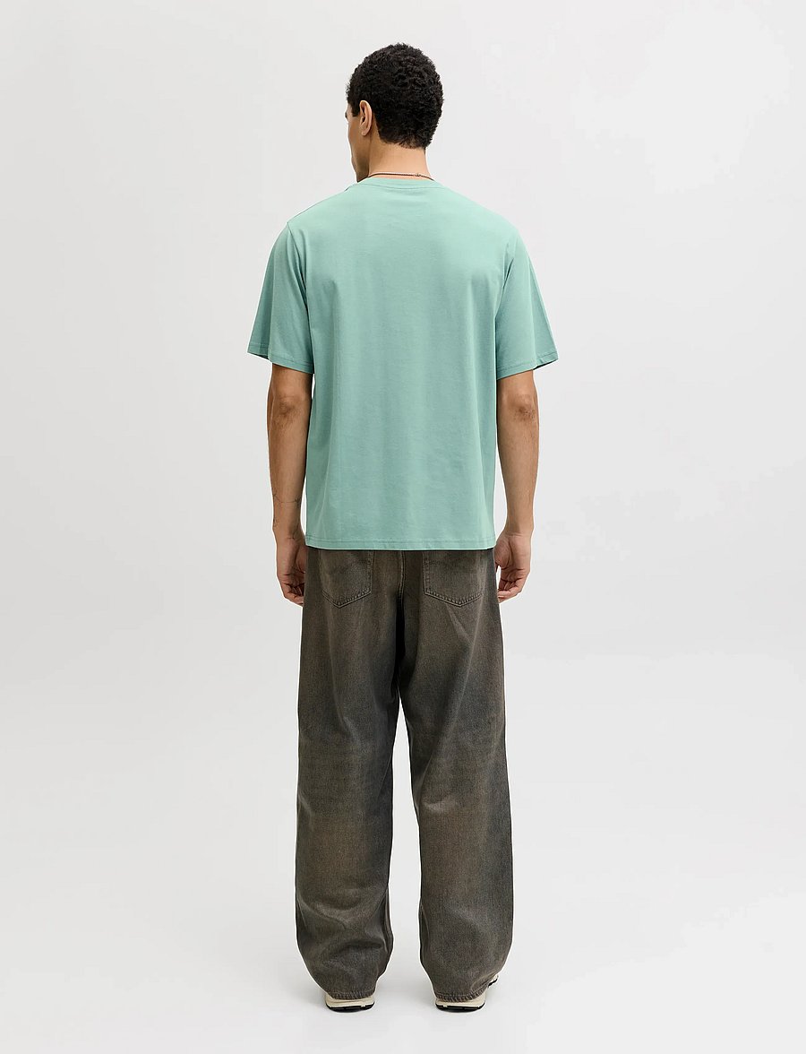 Jack & Jones - JJESTAR JJ TEE SS NOOS - kurzärmelige t-shirts - mineral blue - 2
