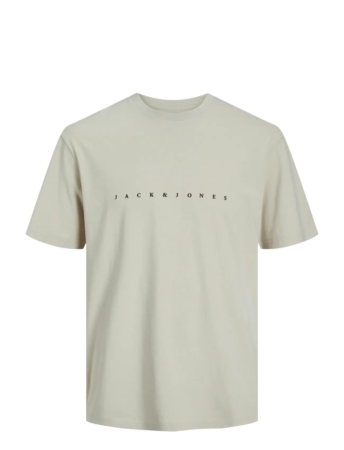 Jack & Jones JJESTAR JJ TEE SS NOOS - Basic T-Shirts - MOONBEAM / beige