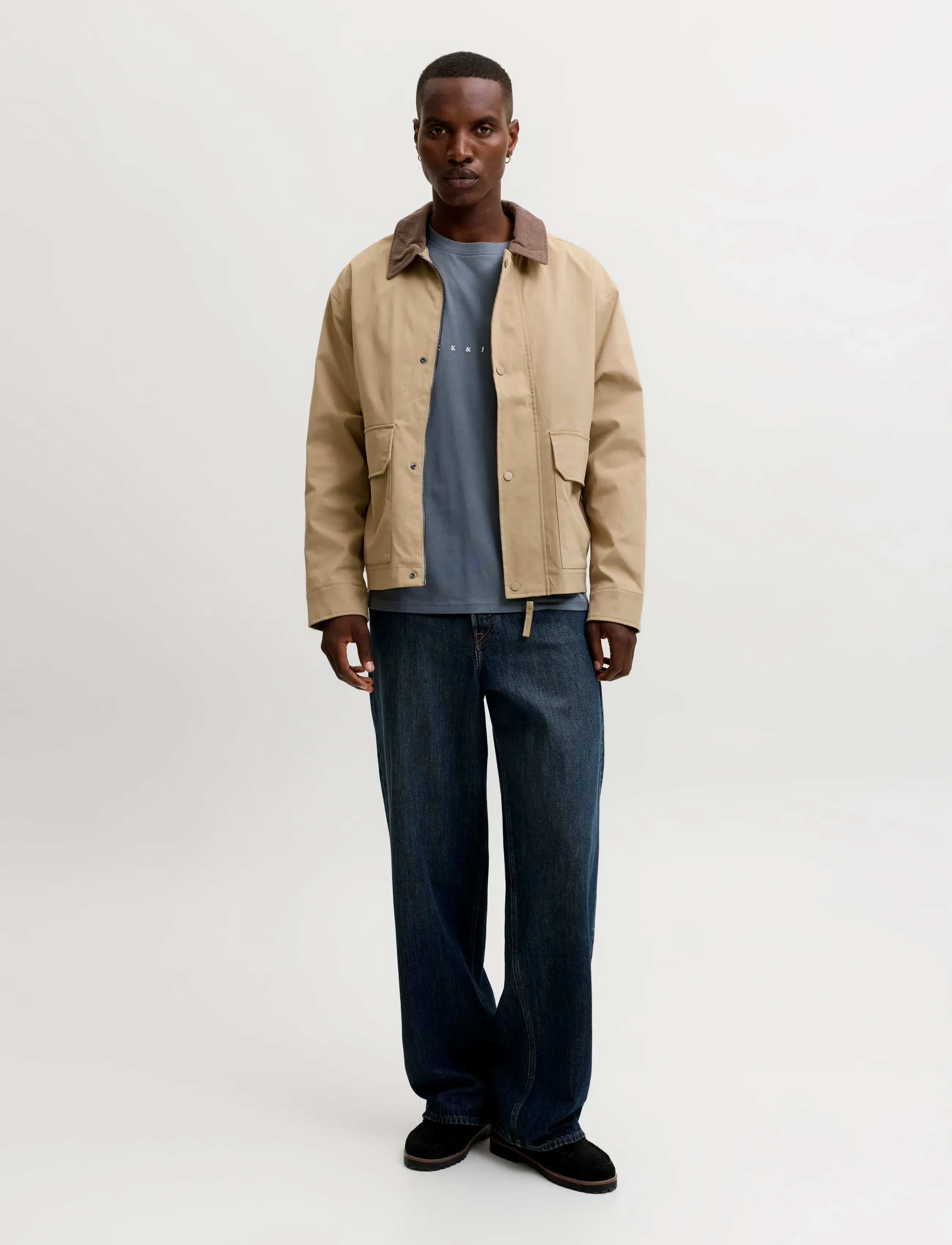 Jack & Jones - JJESTAR JJ TEE SS NOOS - kortärmade t-shirts - turbulence - 3