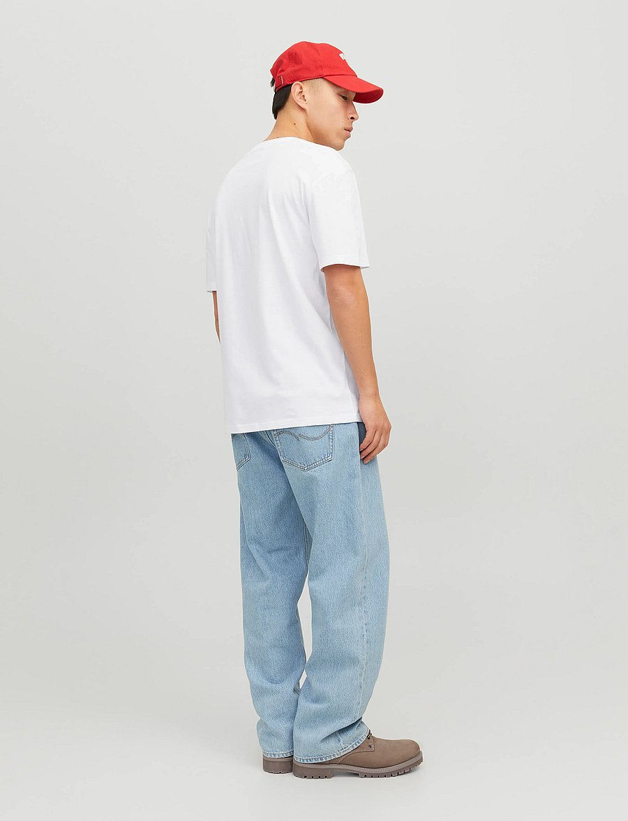 Jack & Jones - JJESTAR JJ TEE SS NOOS - kurzärmelige t-shirts - white - 2