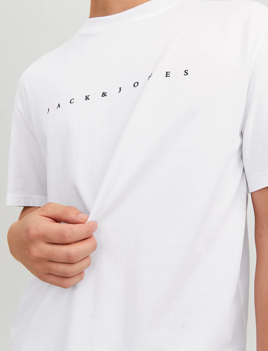 Jack & Jones - JJESTAR JJ TEE SS NOOS - kurzärmelige t-shirts - white - 3