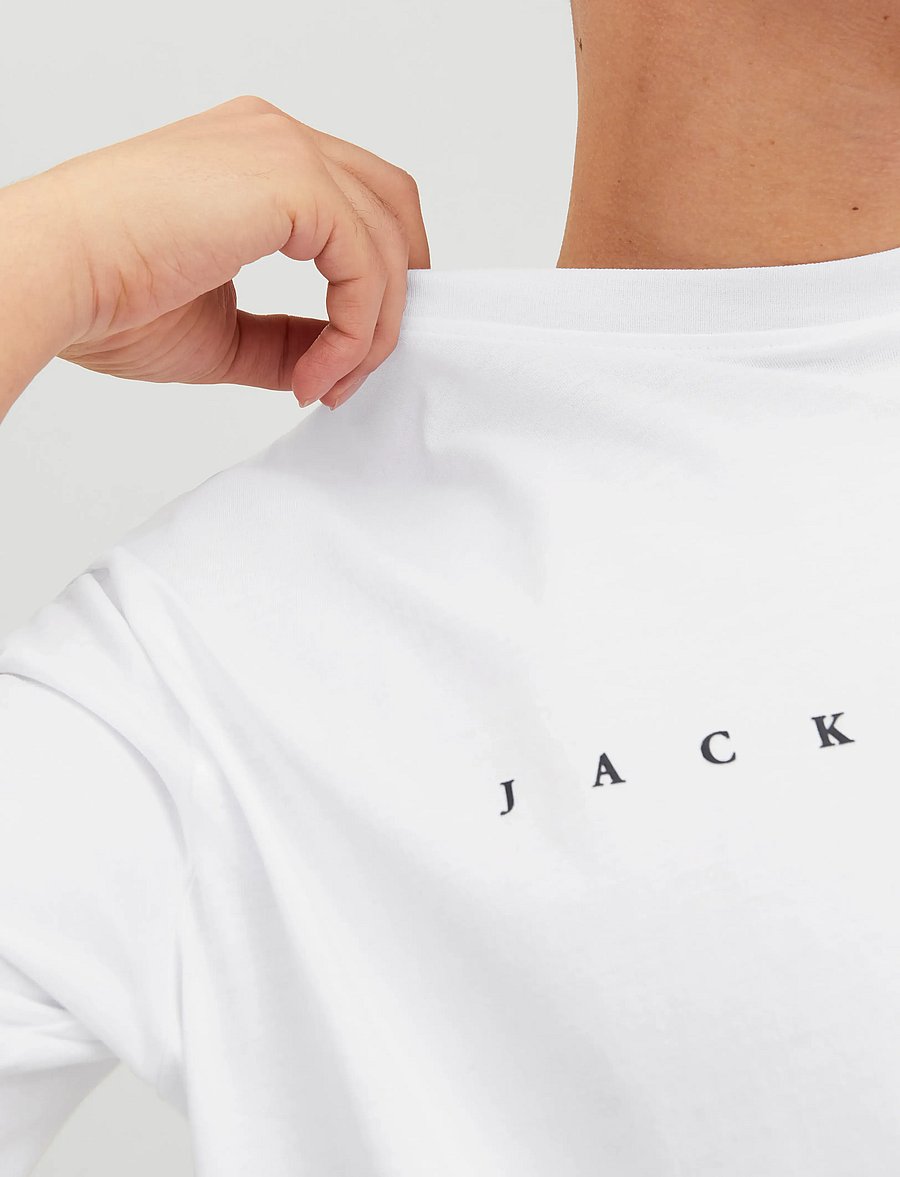 Jack & Jones - JJESTAR JJ TEE SS NOOS - kurzärmelige t-shirts - white - 4