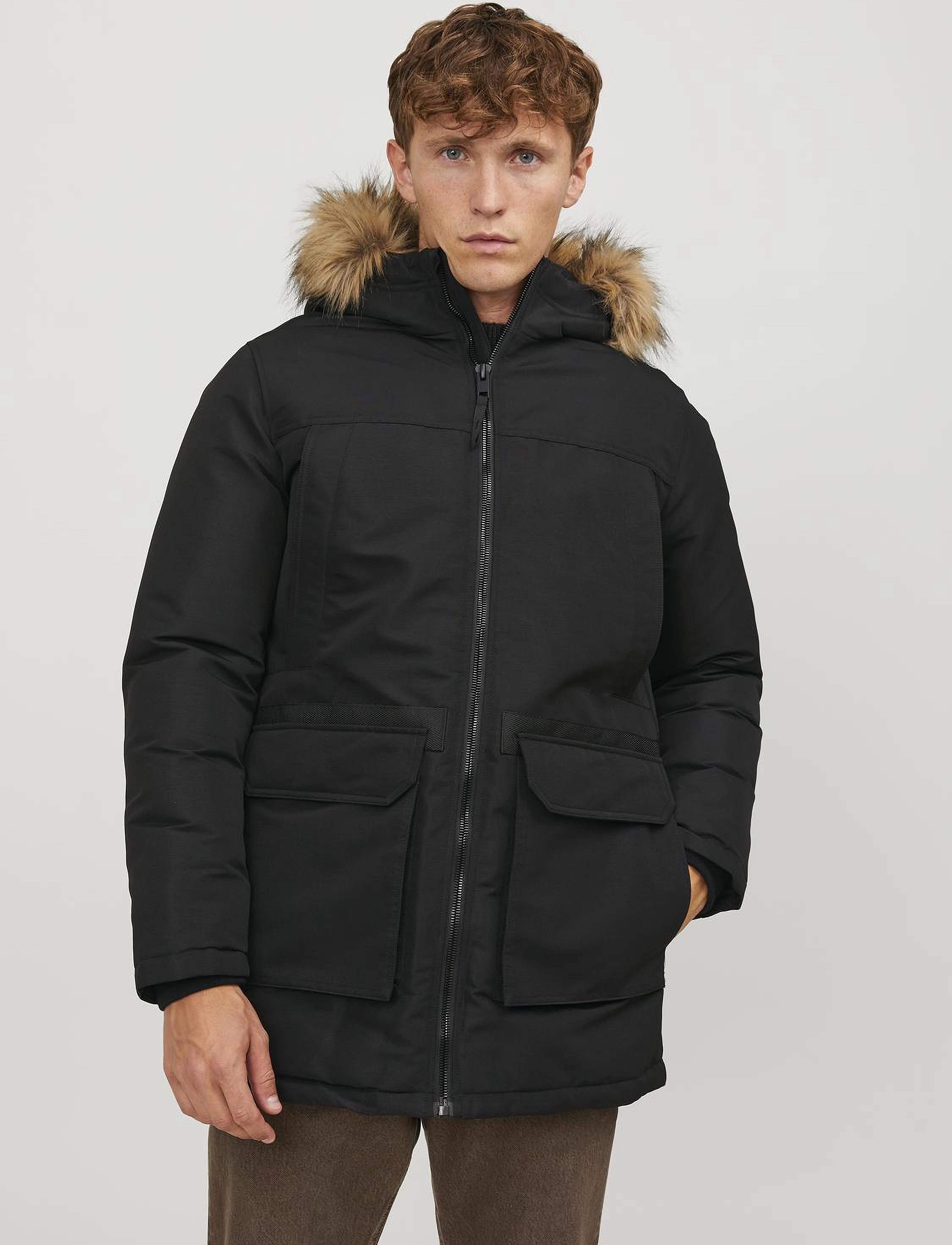 Jack & Jones - JJEWING PARKA SN - black - 2