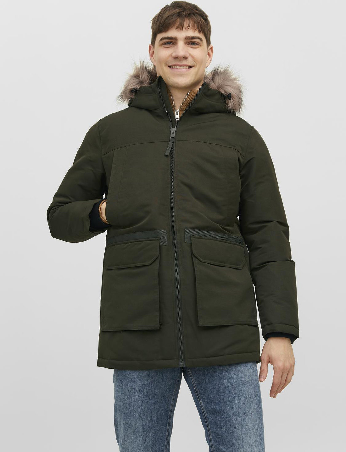 Jack and jones winter jacket sales