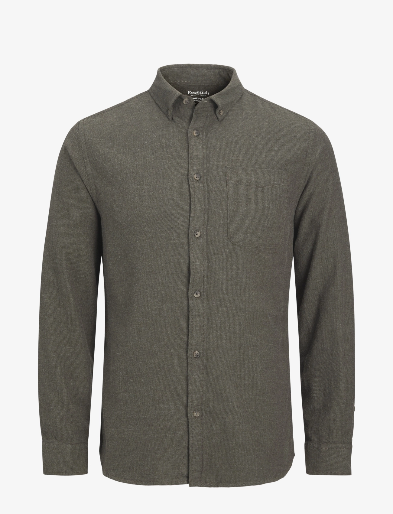 Jack & Jones - JJECLASSIC MELANGE SHIRT LS NOOS - rosin - 1