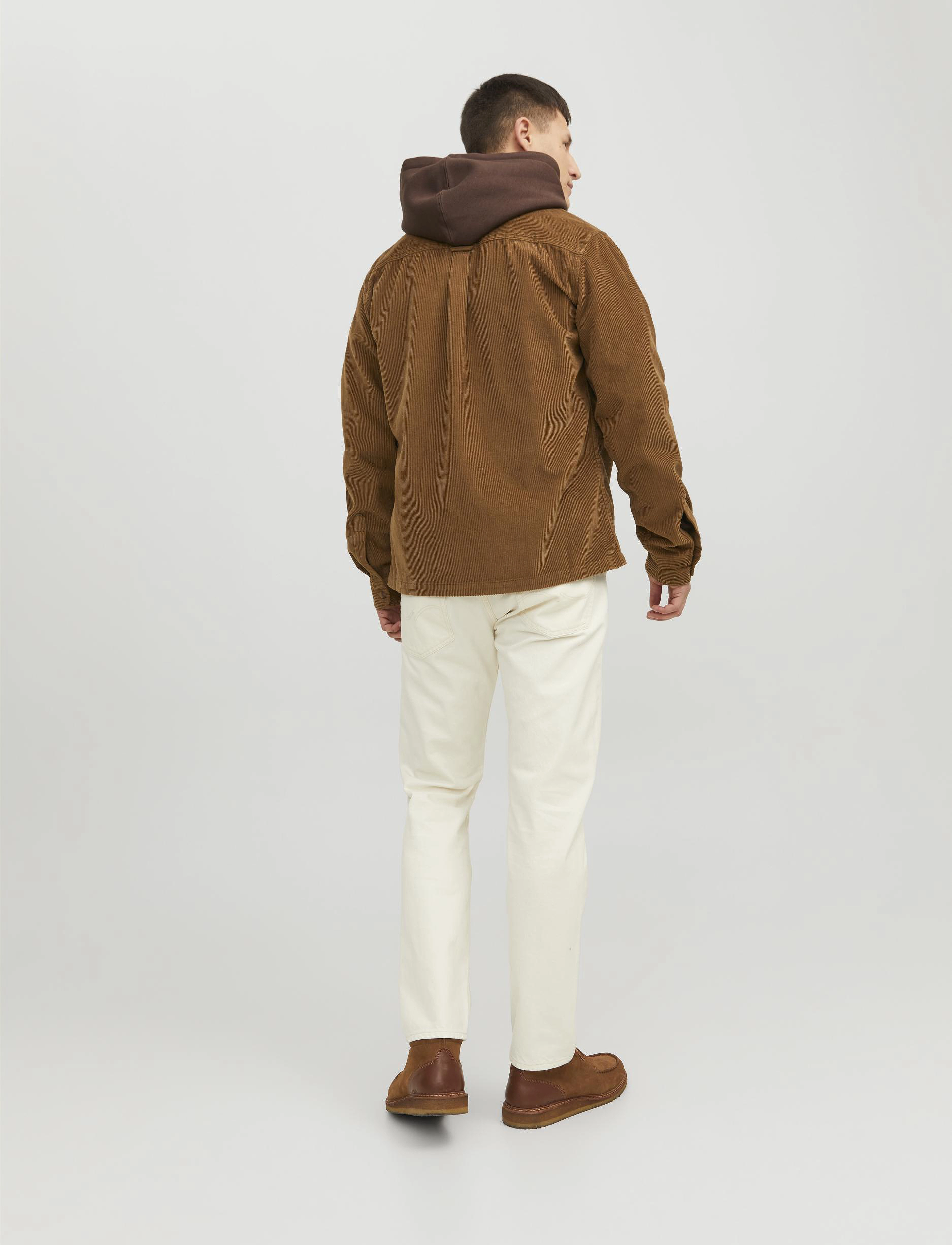 Jack & Jones - JJEDALLAS CORDUROY OVERSHIRT LS SN - otter - 2