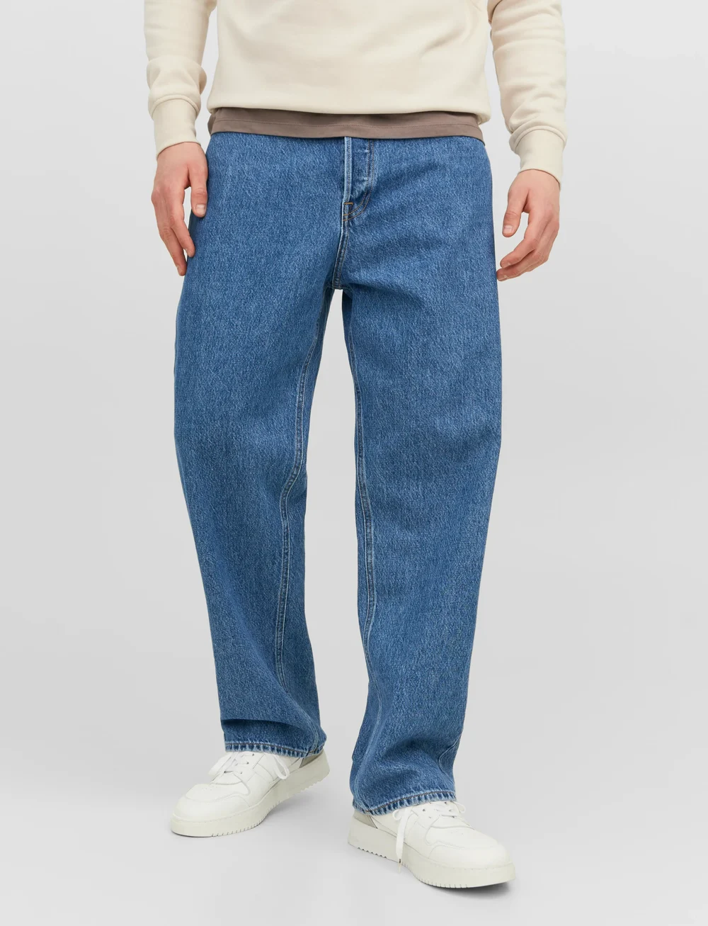 Jack & Jones - JJIALEX JJORIGINAL SBD 301 NOOS - loose jeans - blue denim - 0