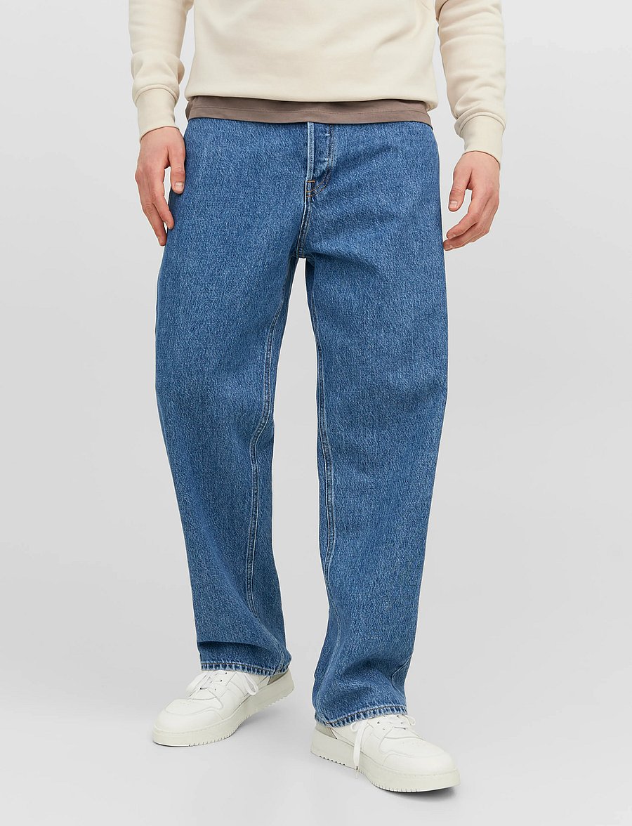 Jack & Jones - JJIALEX JJORIGINAL SBD 301 NOOS - alt laienevad teksad - blue denim - 0