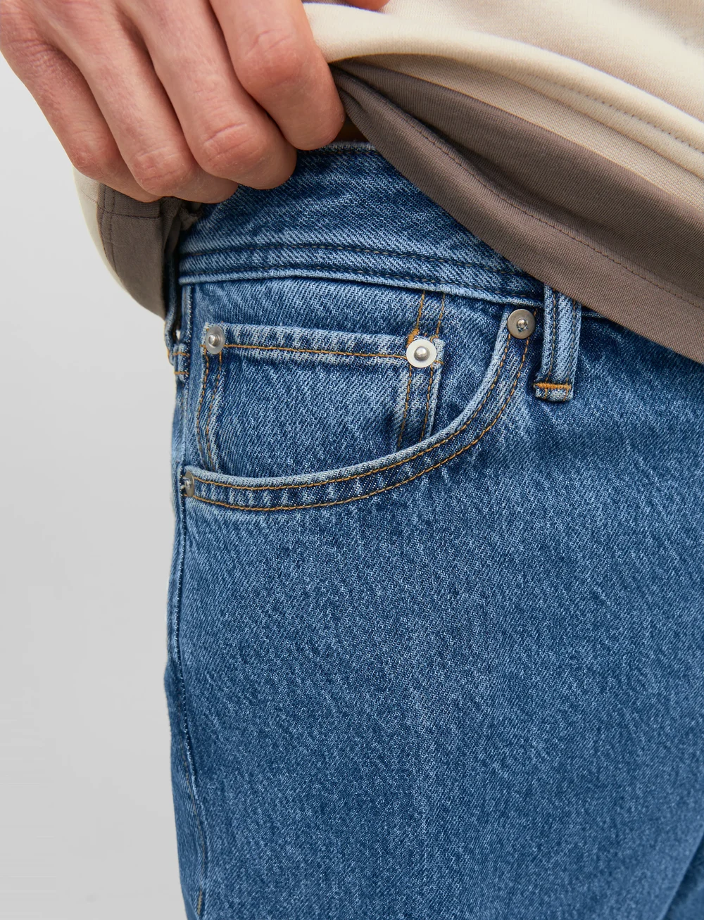 Jack & Jones - JJIALEX JJORIGINAL SBD 301 NOOS - loose jeans - blue denim - 4