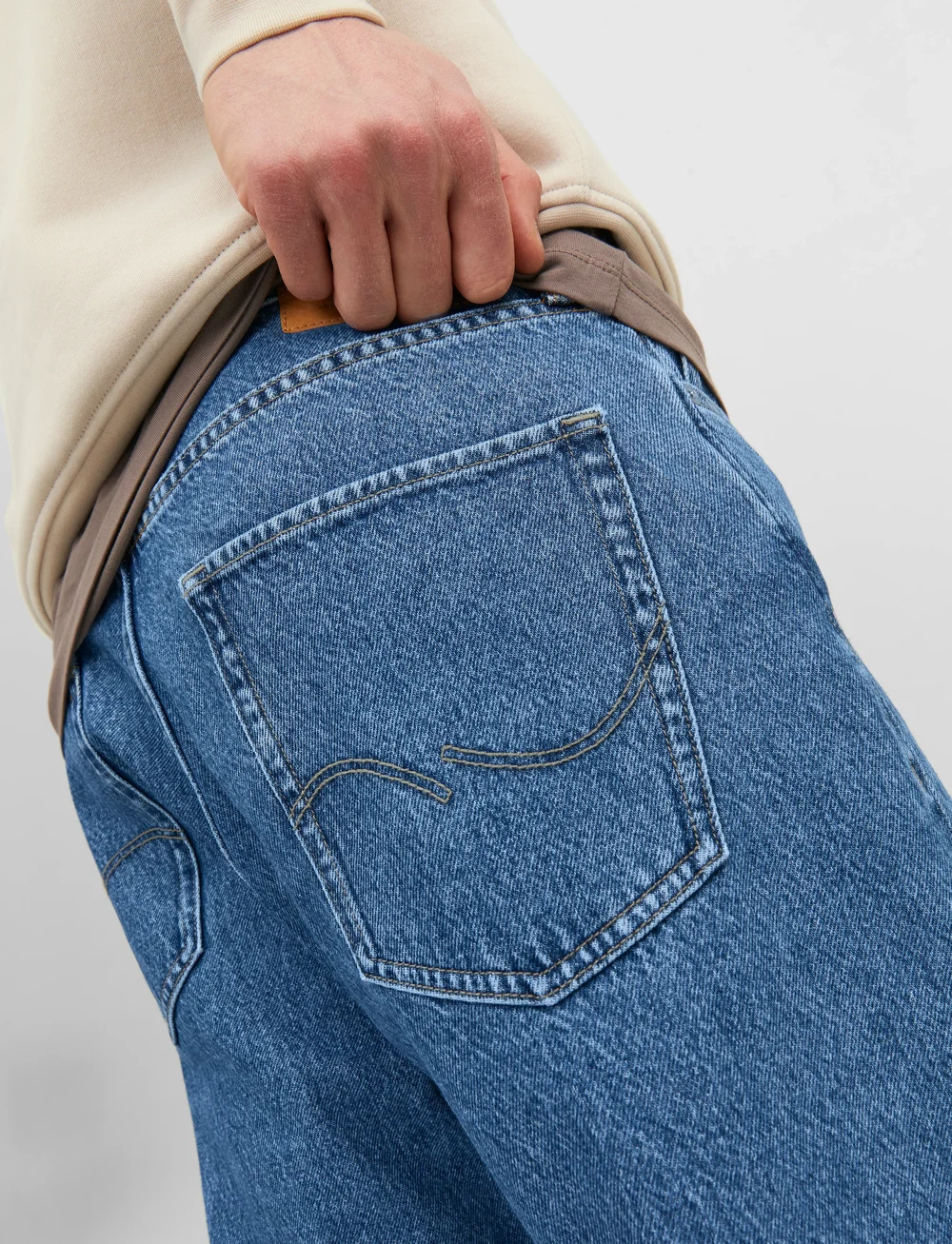 Jack & Jones - JJIALEX JJORIGINAL SBD 301 NOOS - loose jeans - blue denim - 5