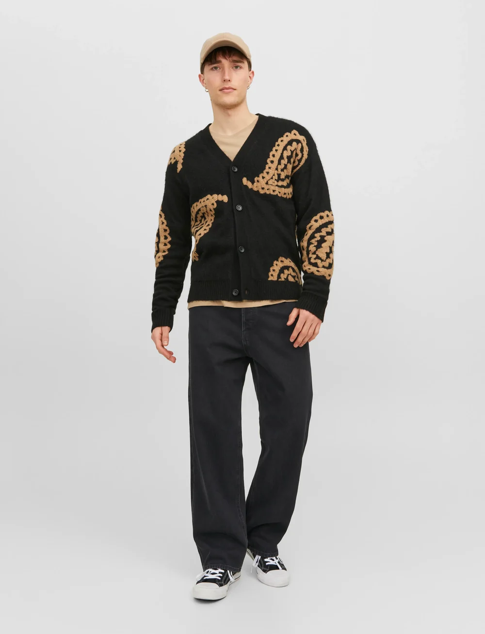 Jack & Jones - JJIALEX JJORIGINAL SBD 306 NOOS - loose jeans - black denim - 0