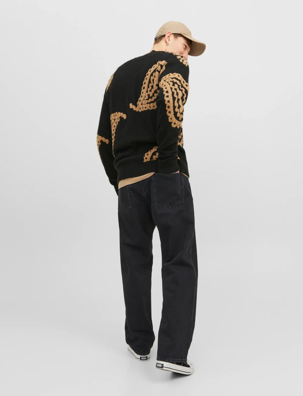 Jack & Jones - JJIALEX JJORIGINAL SBD 306 NOOS - loose jeans - black denim - 3