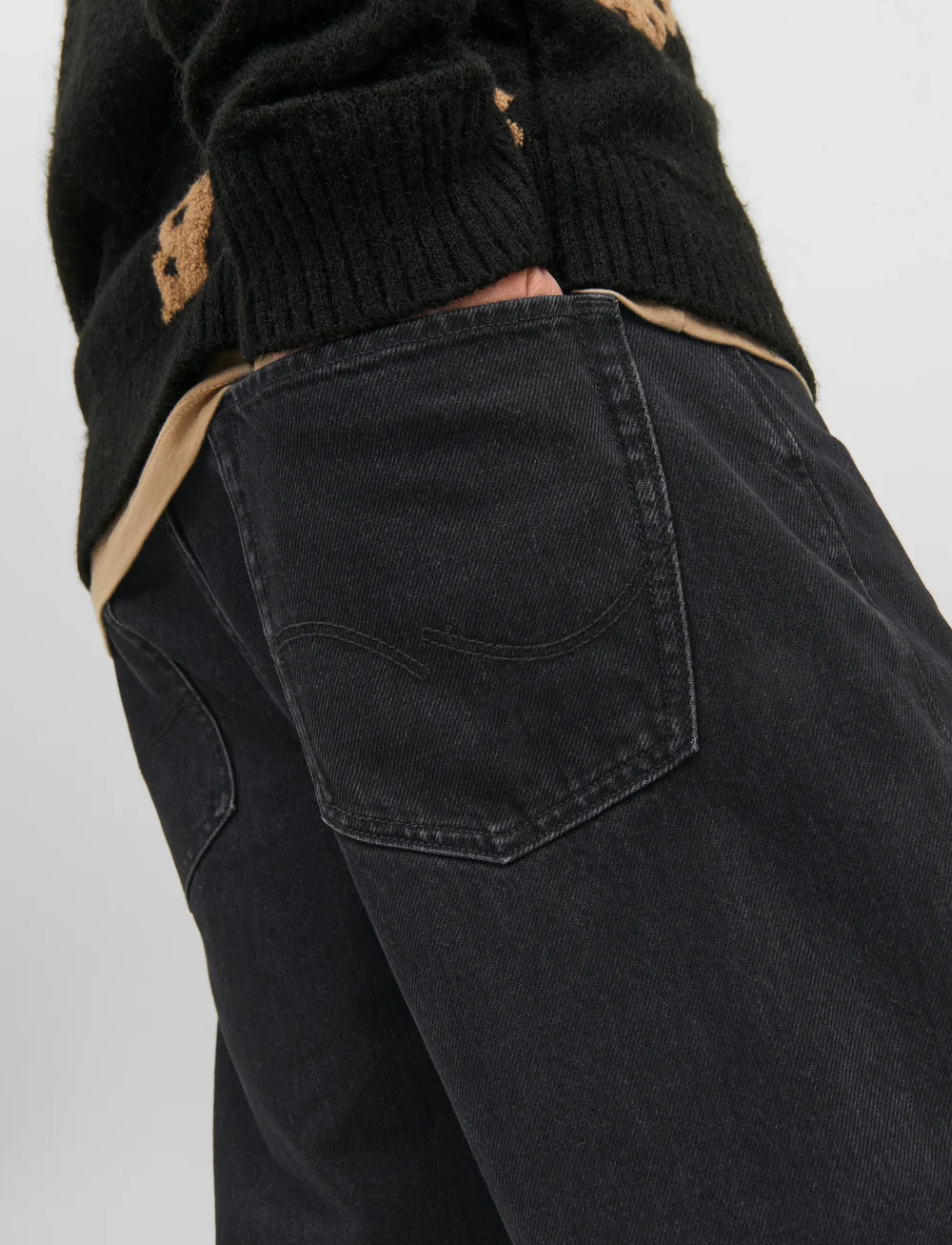 Jack & Jones - JJIALEX JJORIGINAL SBD 306 NOOS - loose jeans - black denim - 4