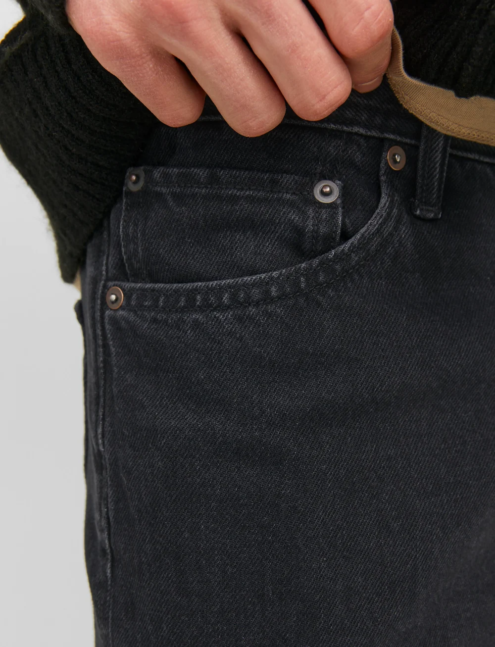 Jack & Jones - JJIALEX JJORIGINAL SBD 306 NOOS - loose jeans - black denim - 5