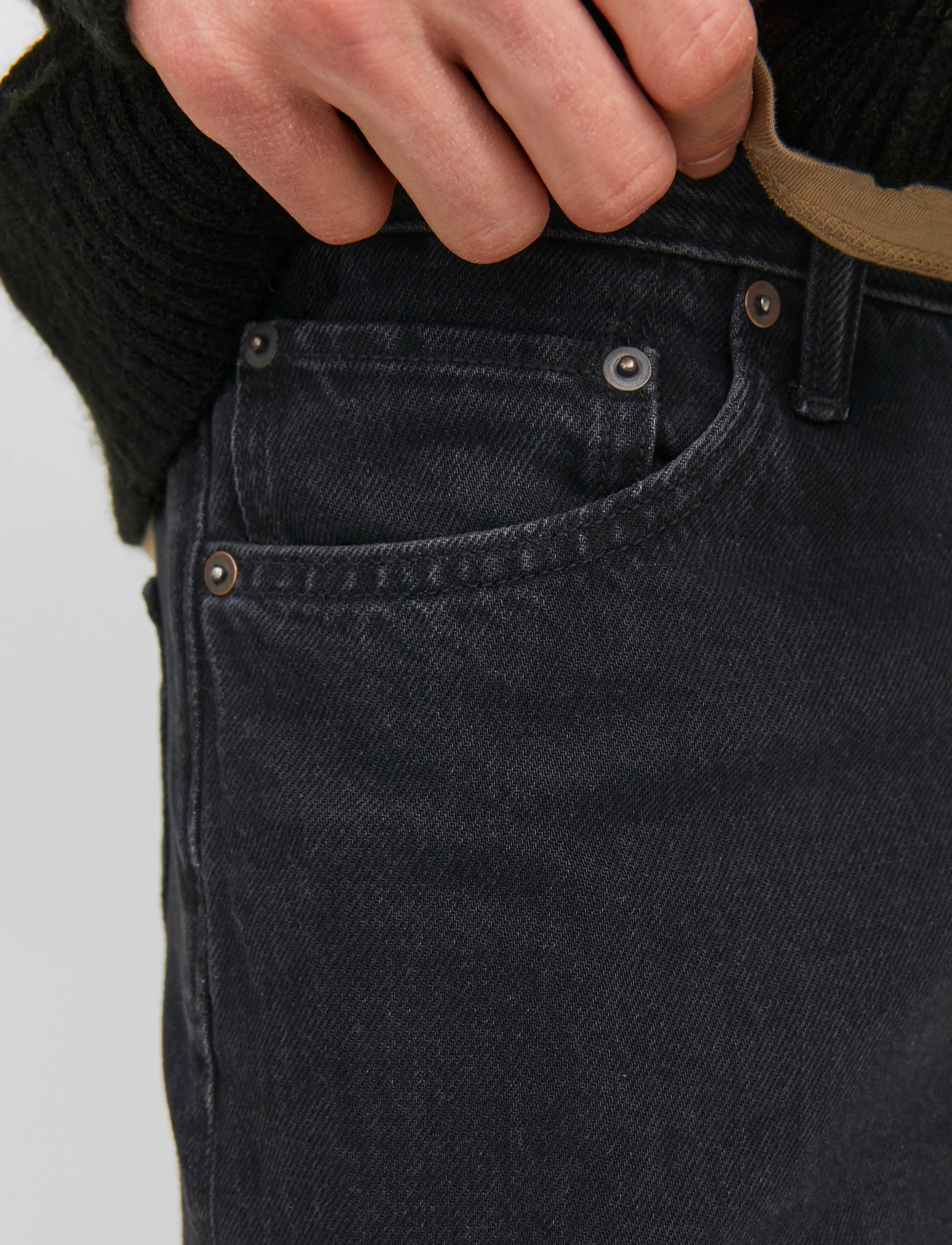 Jack & Jones - JJIALEX JJORIGINAL SBD 306 NOOS - loose jeans - black denim - 5