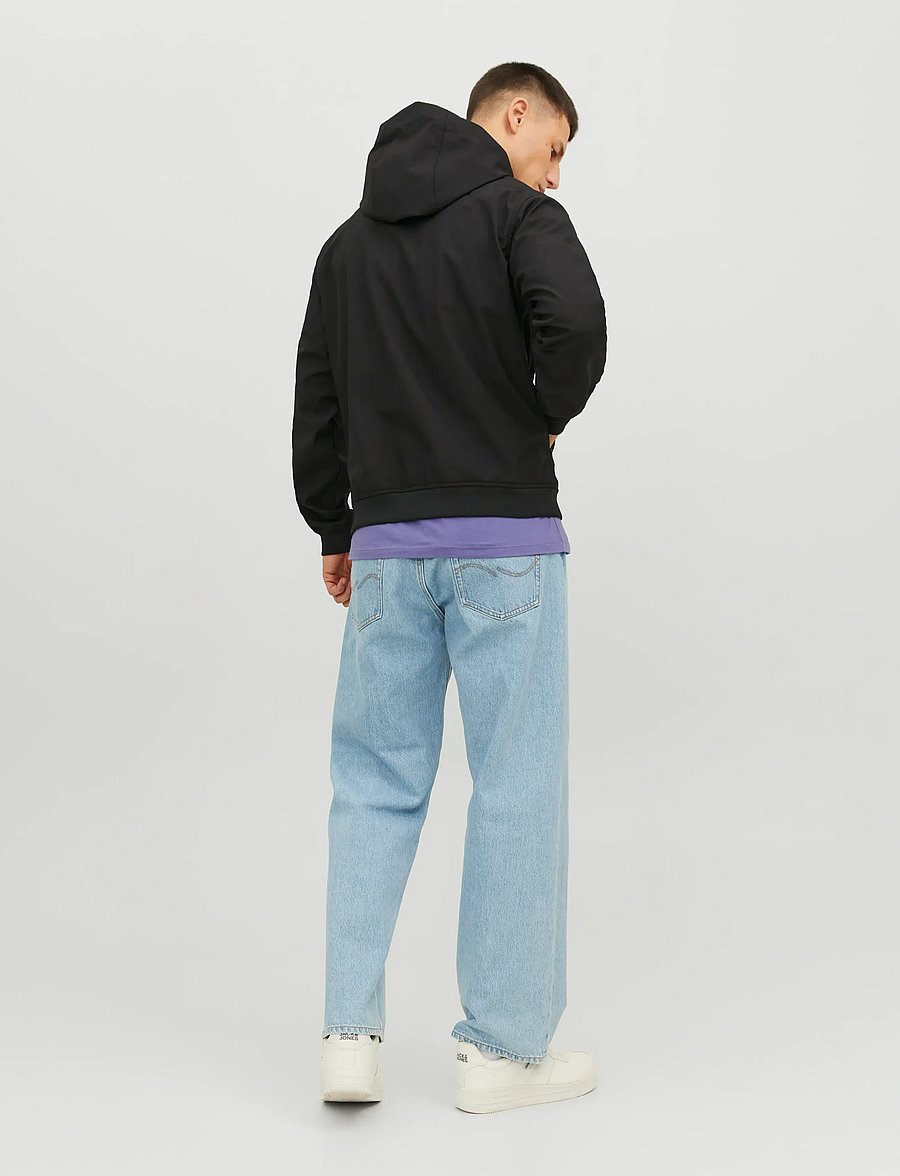 Jack & Jones - JJEBASIC SOFTSHELL HOOD NOOS - efterårsjakker - black - 3