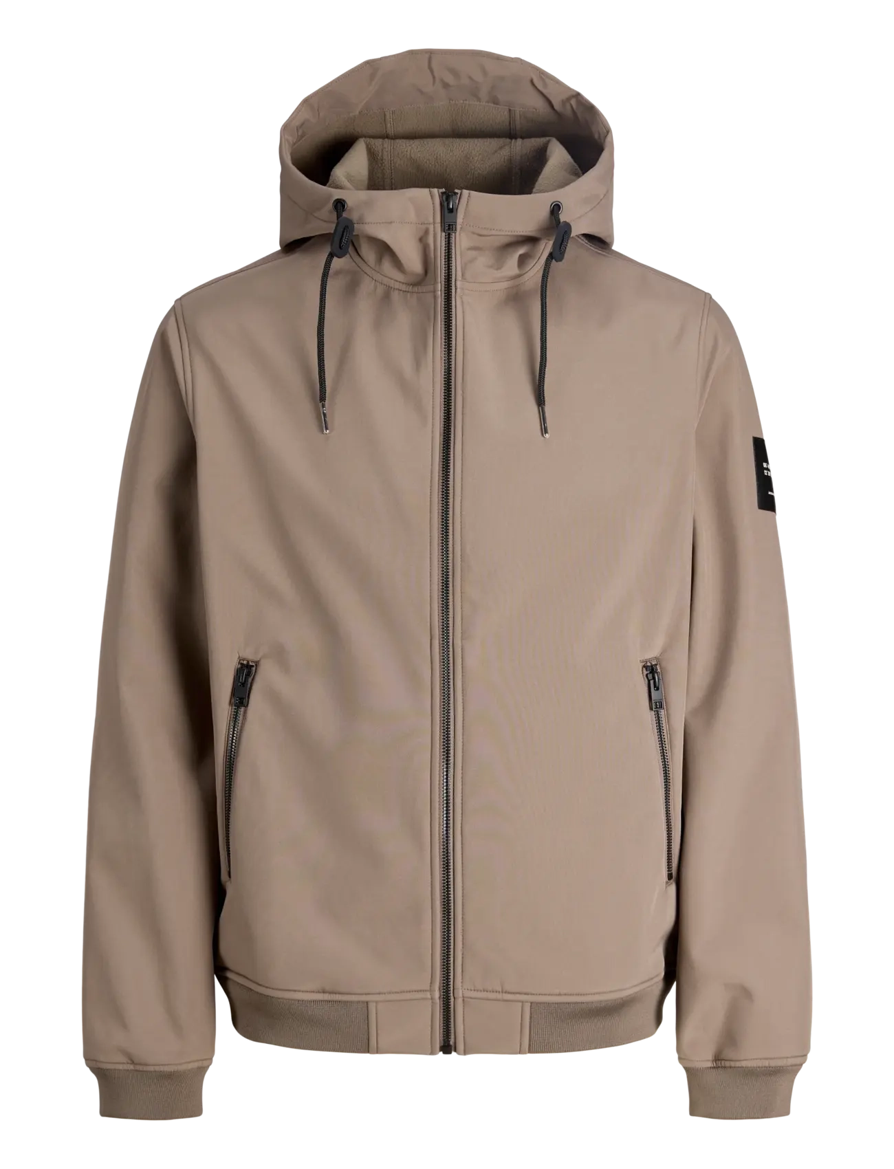 Jack & Jones JJEBASIC SOFTSHELL HOOD NOOS - Frühlings-Schnäppchen - FALCON / beige