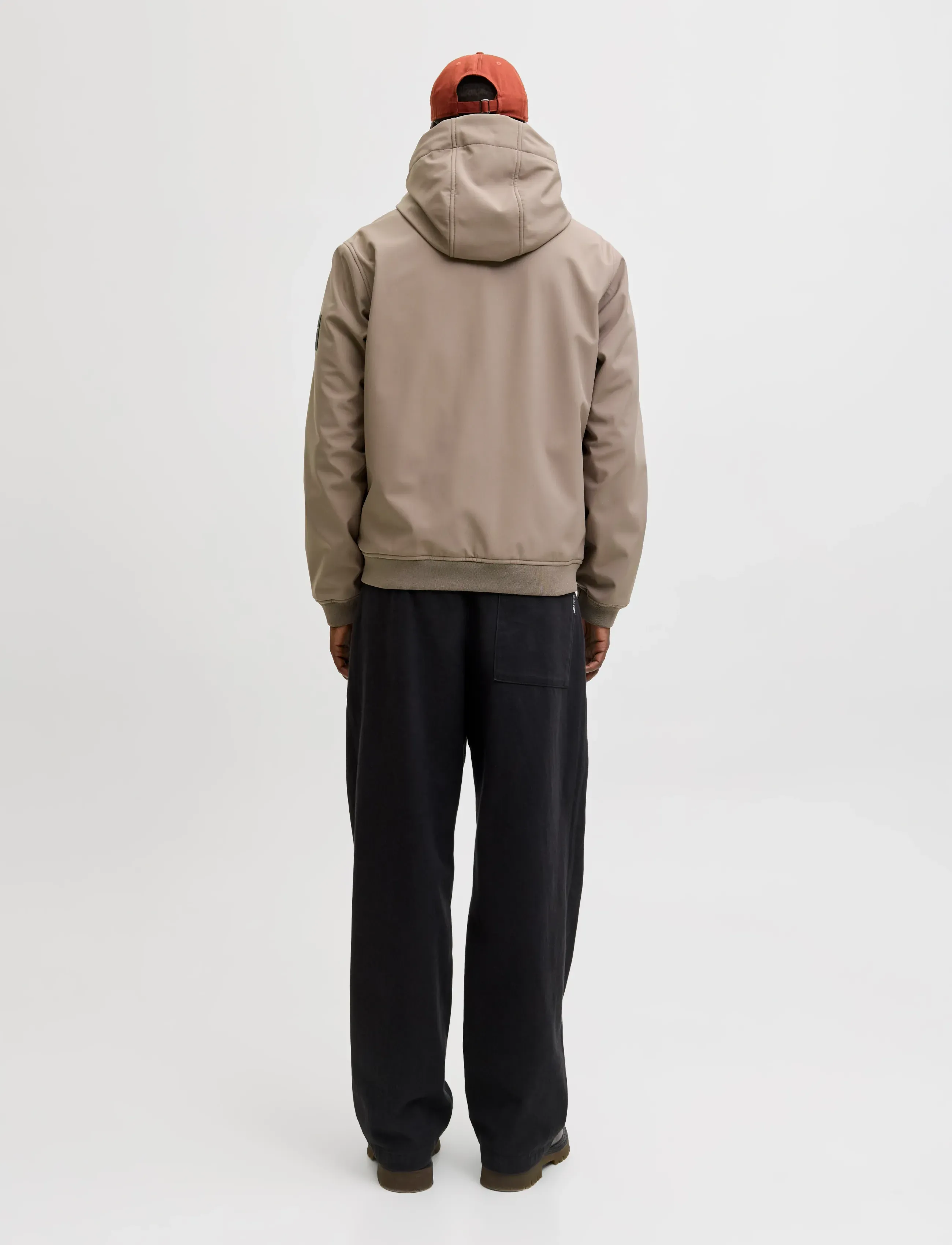 Jack & Jones - JJEBASIC SOFTSHELL HOOD NOOS - frühlingsjacken - falcon - 3