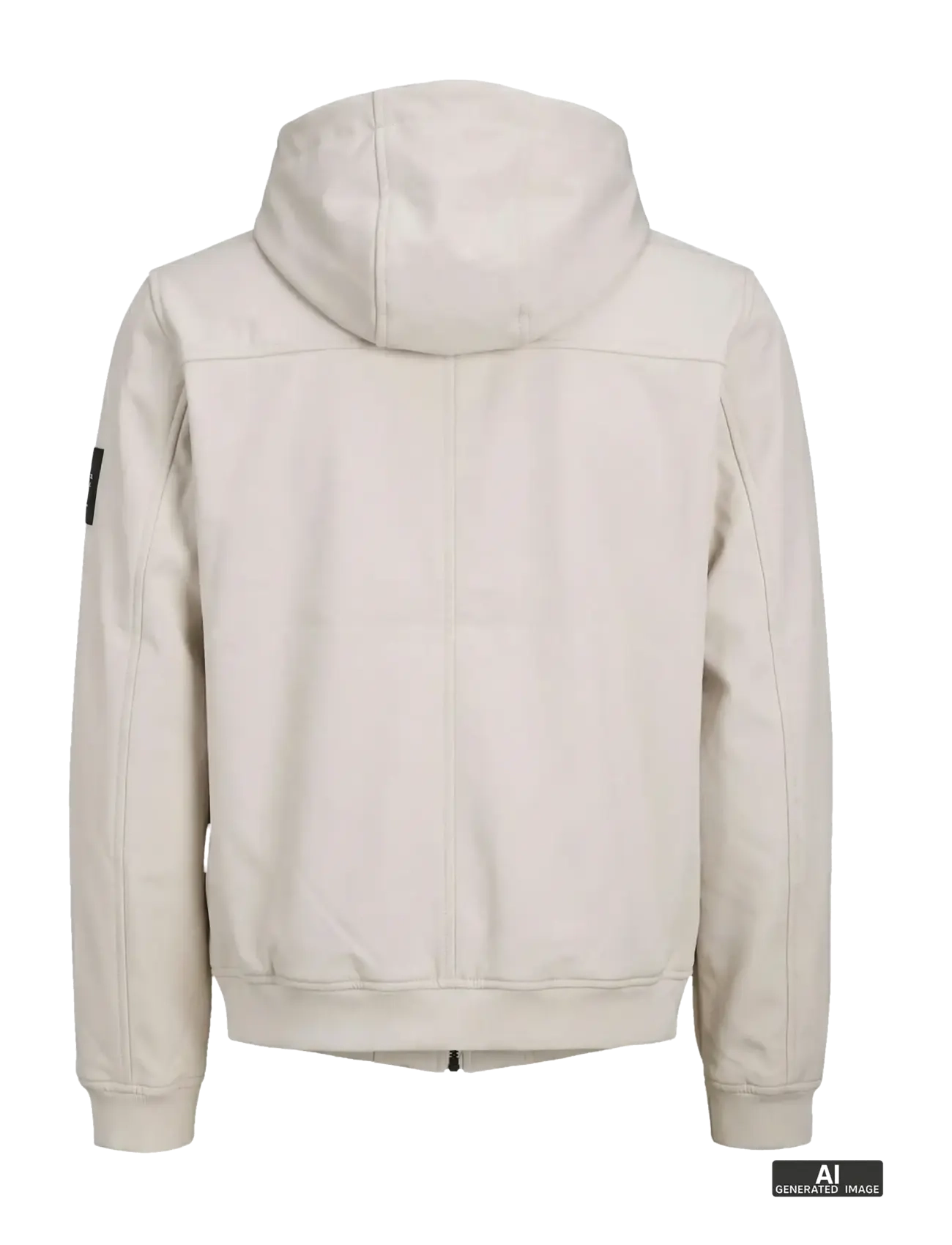 Jack & Jones - JJEBASIC SOFTSHELL HOOD NOOS - frühlingsjacken - moonbeam - 2