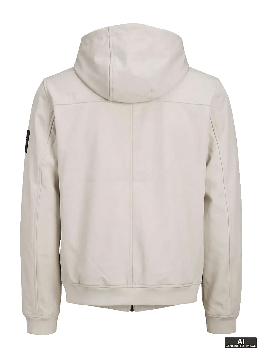 Jack & Jones - JJEBASIC SOFTSHELL HOOD NOOS - vestes de printemps - moonbeam - 2