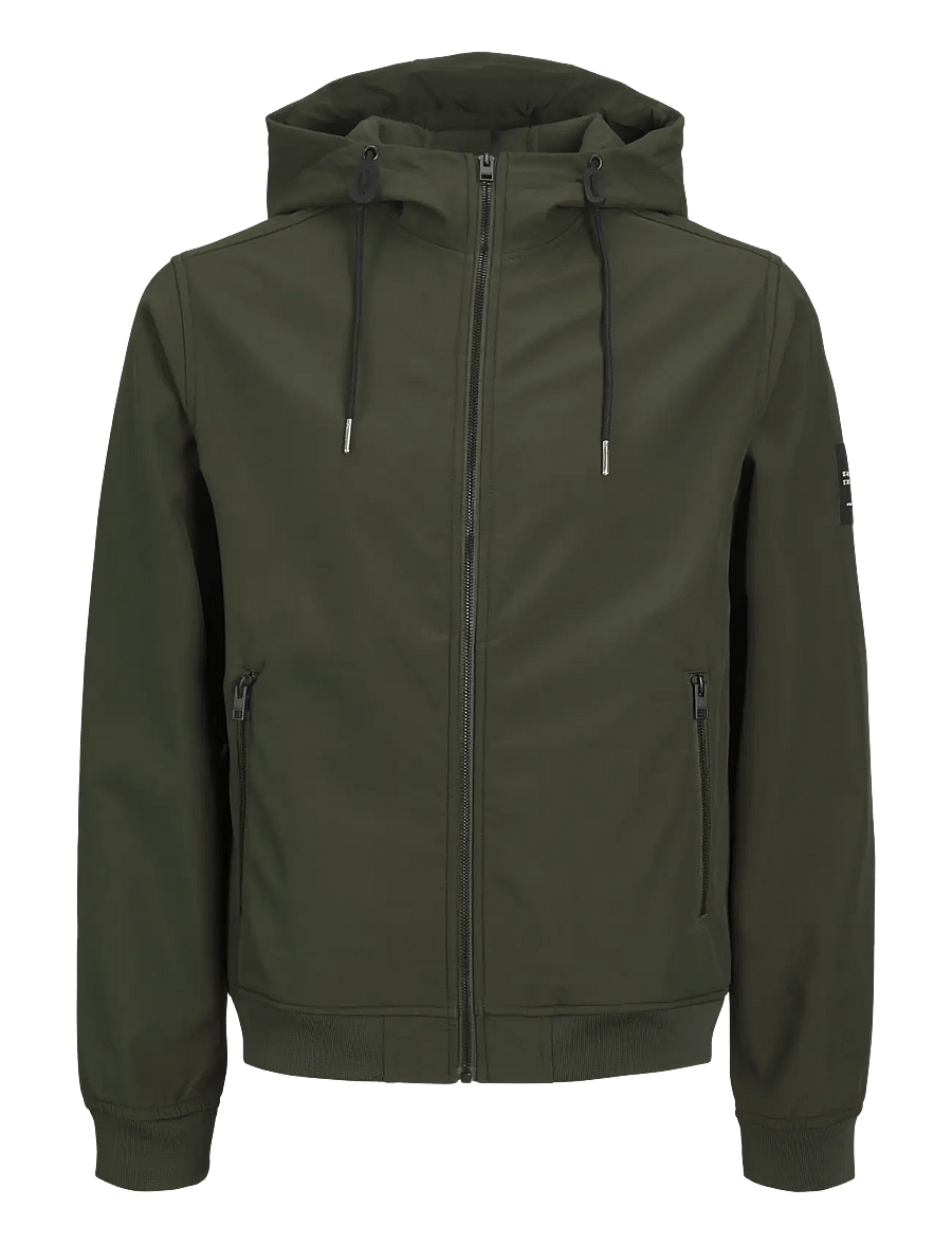 Jack & Jones - JJEBASIC SOFTSHELL HOOD NOOS - herbstjacken - rosin - 1