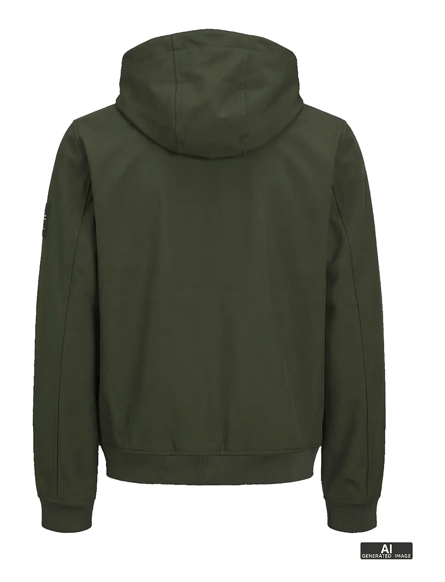 Jack & Jones - JJEBASIC SOFTSHELL HOOD NOOS - herbstjacken - rosin - 2