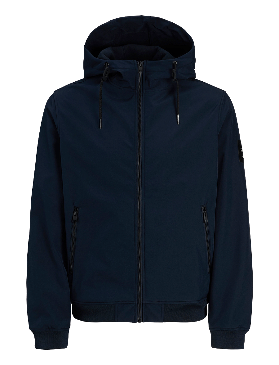 Jack & Jones - JJEBASIC SOFTSHELL HOOD NOOS - vestes d’automne - sky captain - 0