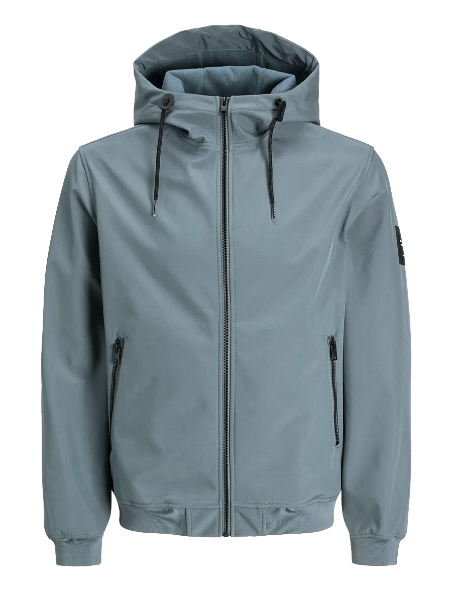 Jack & Jones - JJEBASIC SOFTSHELL HOOD NOOS - fall jackets - stormy weather - 1