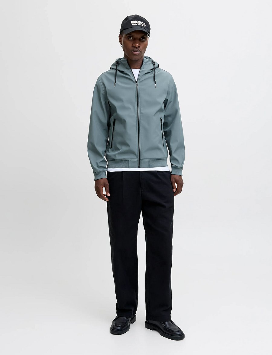 Jack & Jones - JJEBASIC SOFTSHELL HOOD NOOS - fall jackets - stormy weather - 3