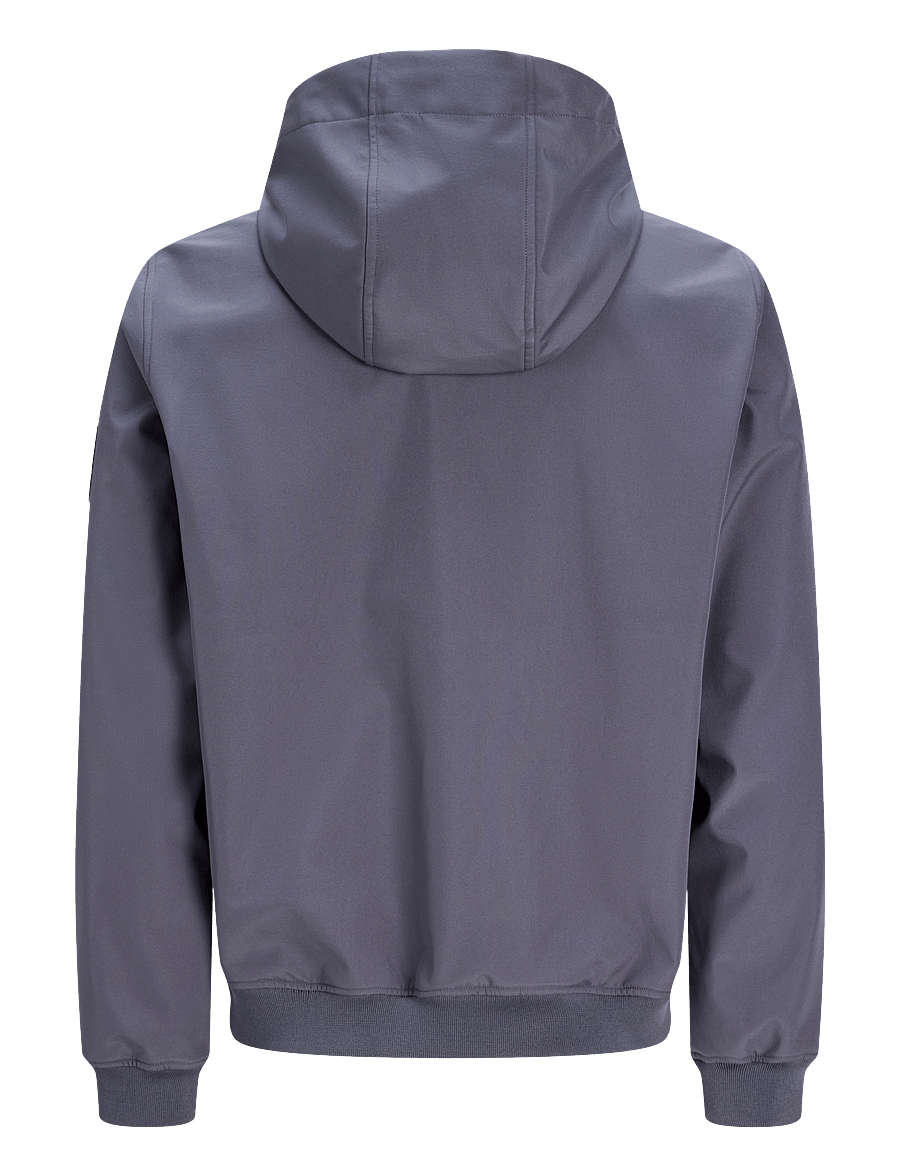 Jack & Jones - JJEBASIC SOFTSHELL HOOD NOOS - fall jackets - turbulence - 2