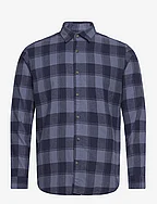 JJPLAIN FALL BUFFALO SHIRT LS - VINTAGE INDIGO