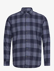 Jack & Jones - JJPLAIN FALL BUFFALO SHIRT LS - geruite overhemden - vintage indigo - 0