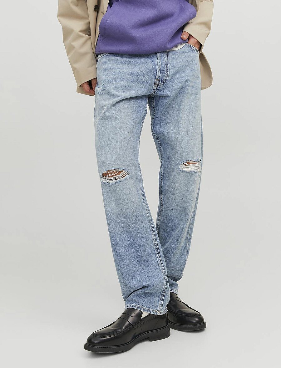 Jack & Jones - JJICHRIS JJORIGINAL MF 693 NOOS - weite jeans - blue denim - 0