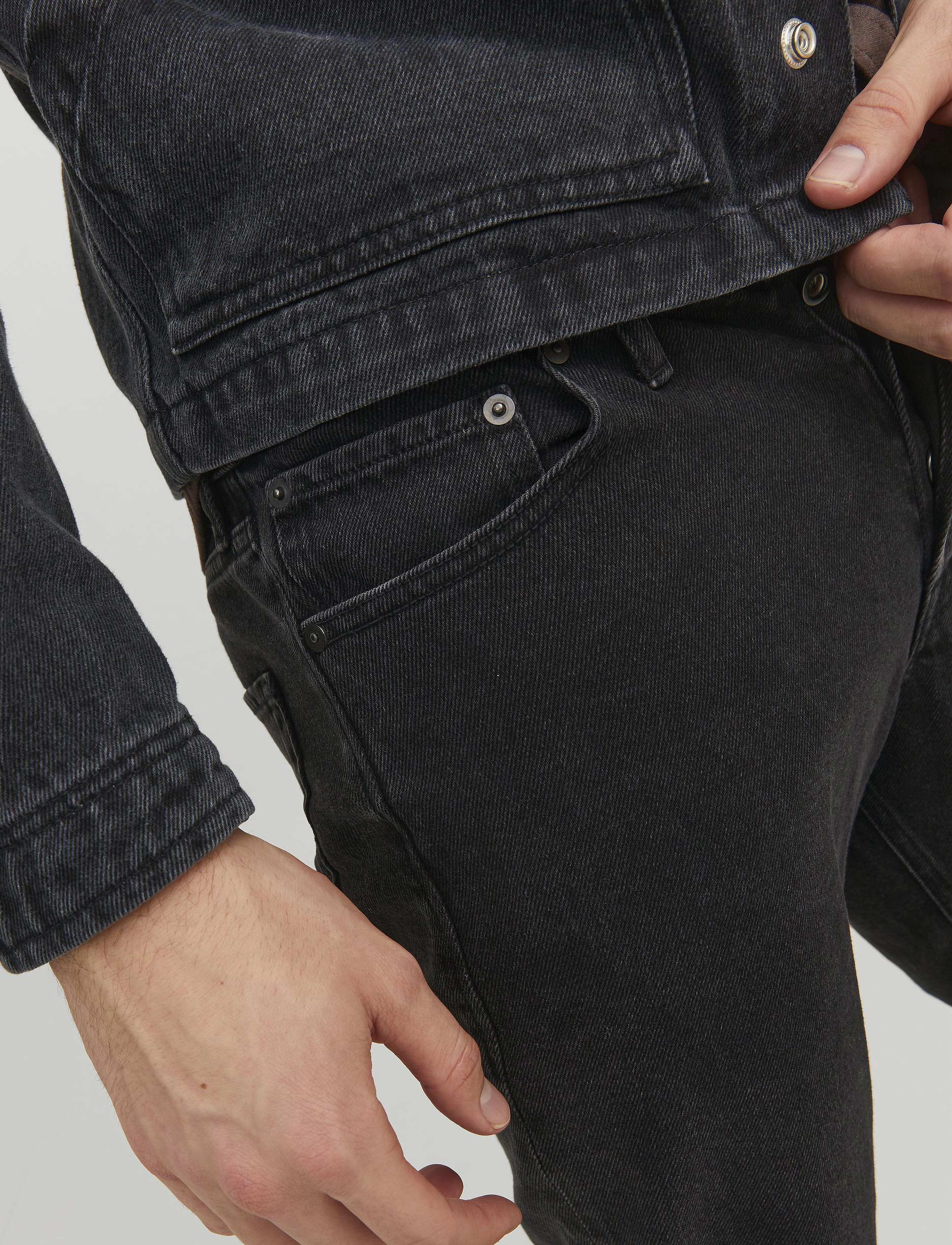 Jack & Jones - JJICHRIS JJORIGNIAL MF 912 NOOS - regular jeans - black denim - 5