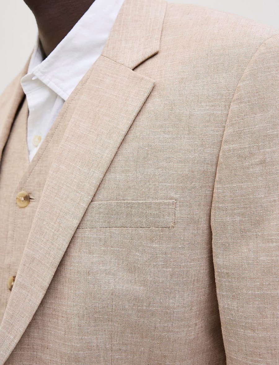 Jack & Jones - JPRRIVIERA SUIT SLIM FIT SN - suits - beige - 5