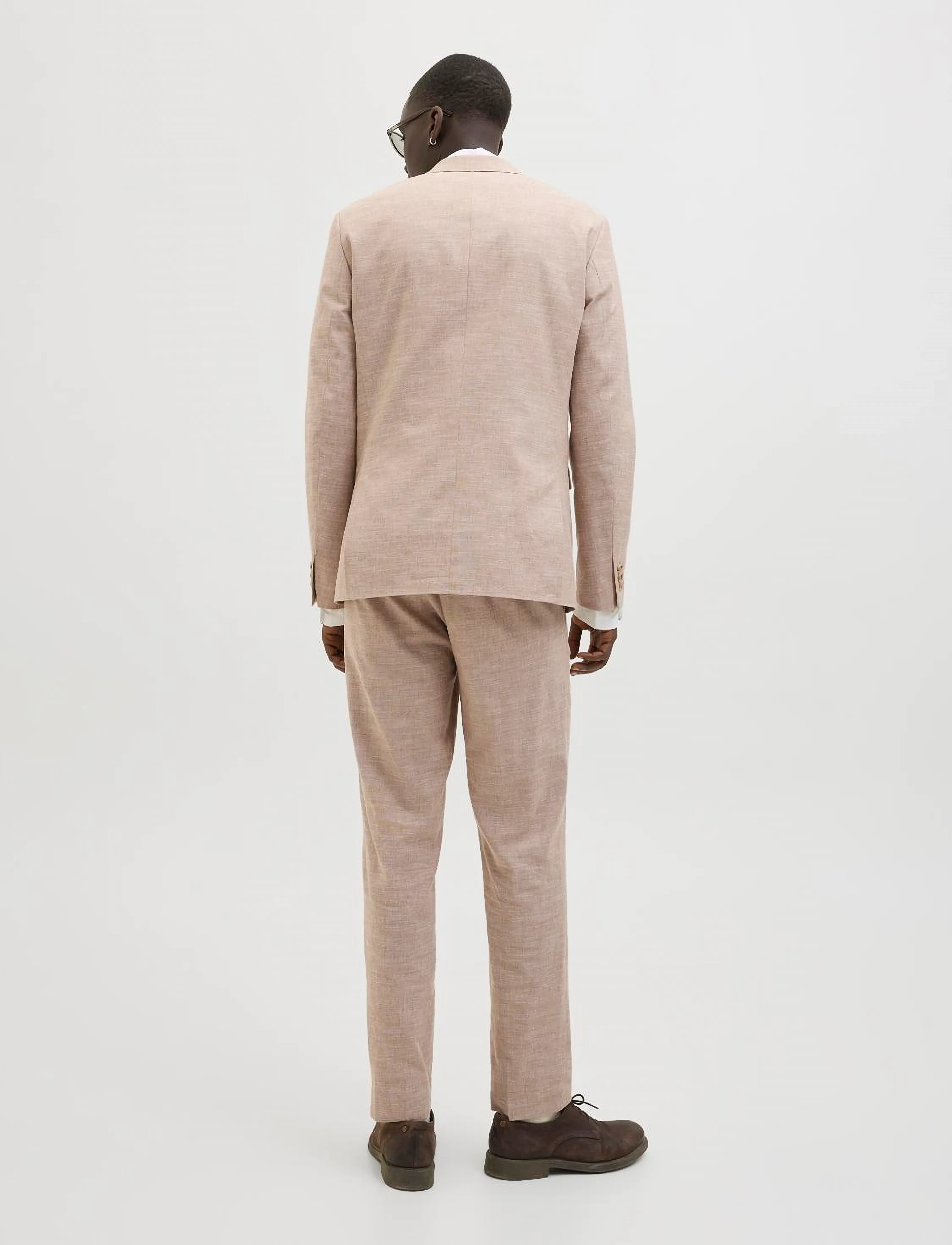 Jack & Jones JPRRIVIERA SUIT SLIM FIT SN - Tänavastiil - BEIGE / beige