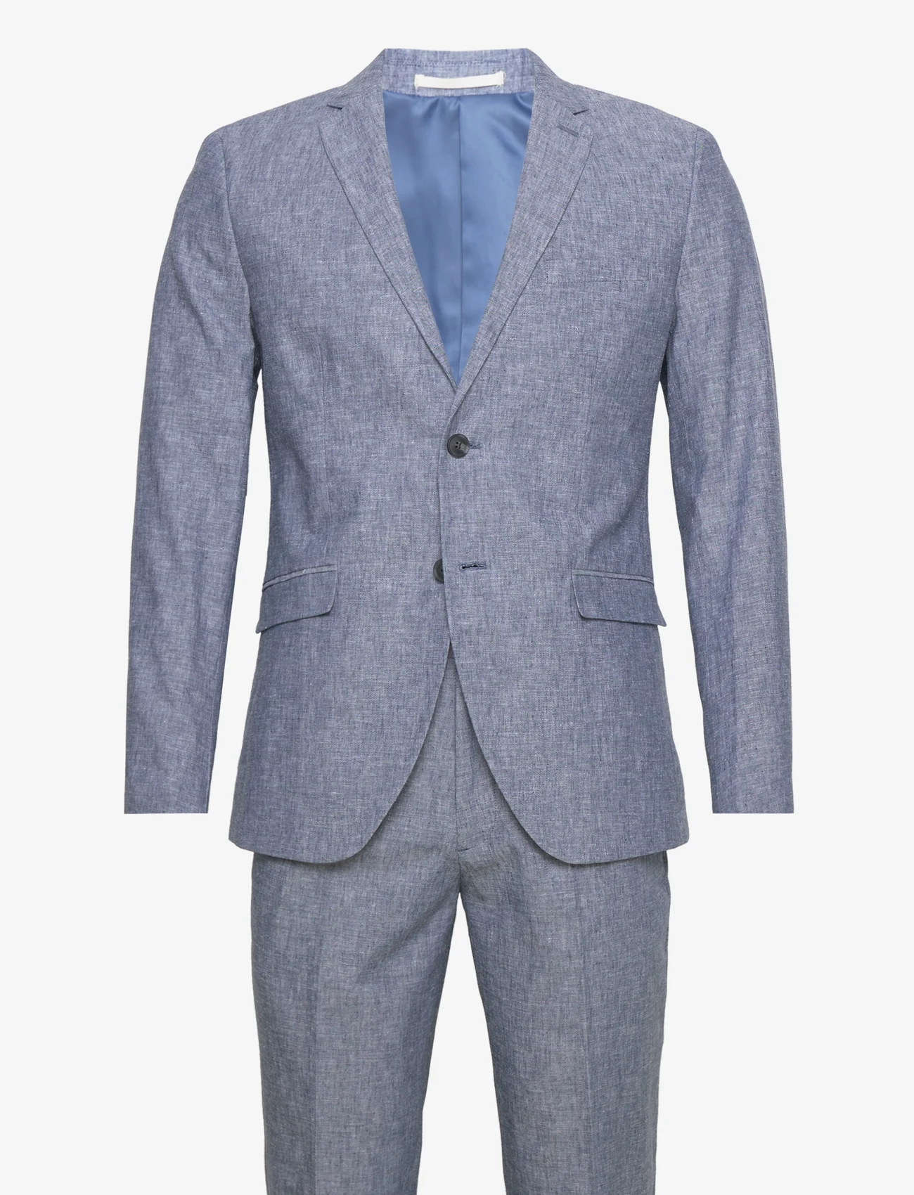 Jack & Jones - JPRRIVIERA LINEN SUIT SLIM FIT SN - suits - chambray blue - 1