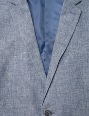 Jack & Jones - JPRRIVIERA LINEN SUIT SLIM FIT SN - dubbelknäppta kostymer - chambray blue - 4