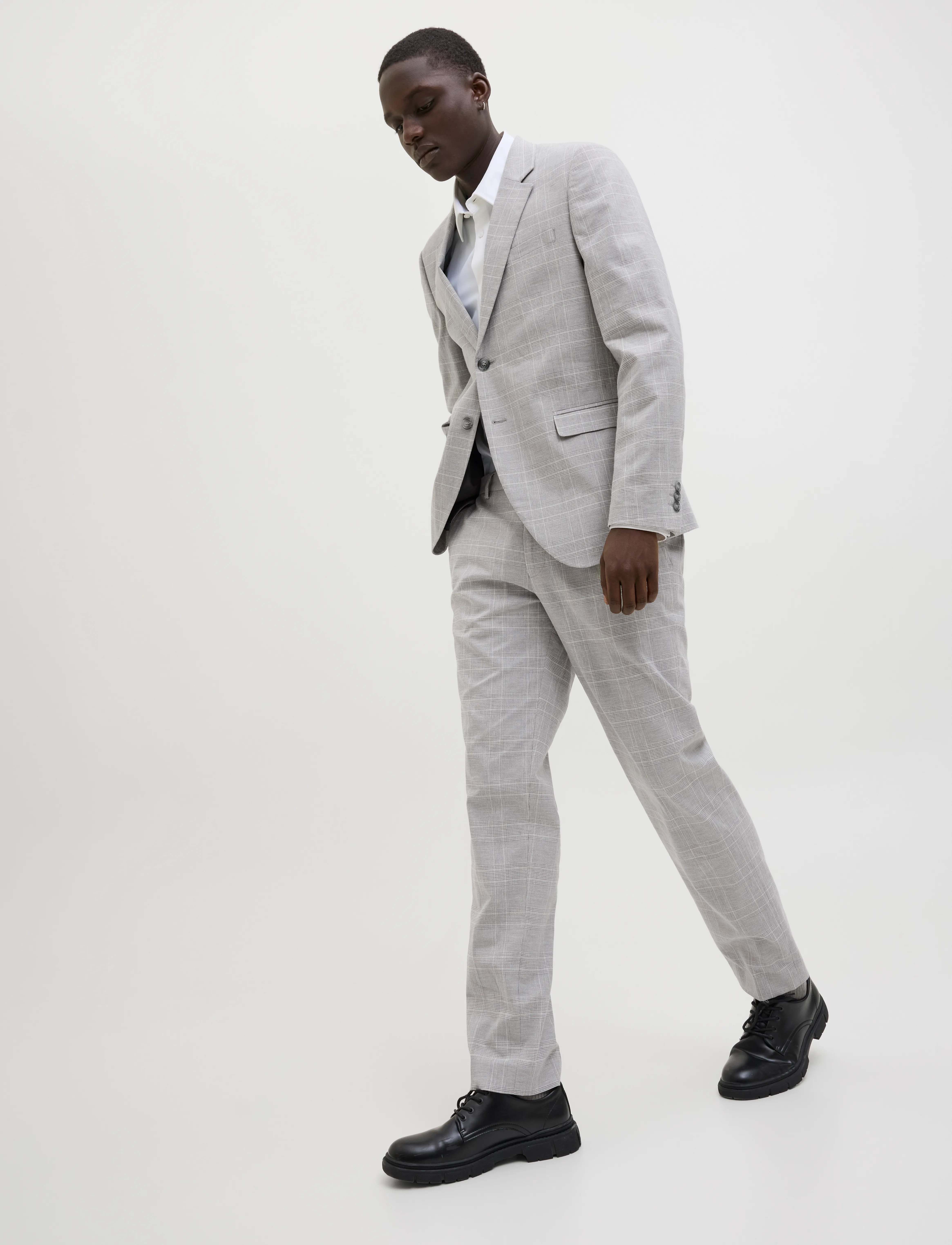 Jack & Jones JPRRIVIERA SUIT SLIM FIT SN - Streetstyle - CHISELED STONE / grey