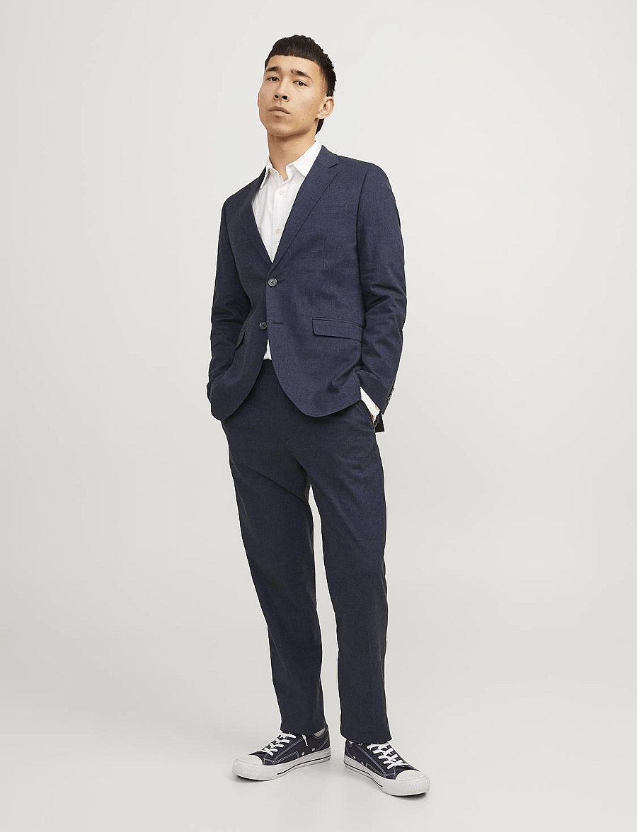 Jack & Jones - JPRRIVIERA SUIT SLIM FIT SN - jakkesæt - dark navy - 0