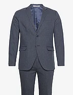 JPRRIVIERA LINEN SUIT SLIM FIT SN - NAVY BLAZER