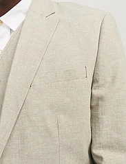 Jack & Jones - JPRRIVIERA LINEN SUIT SLIM FIT SN - kostuums met dubbele knopen - travertine - 7