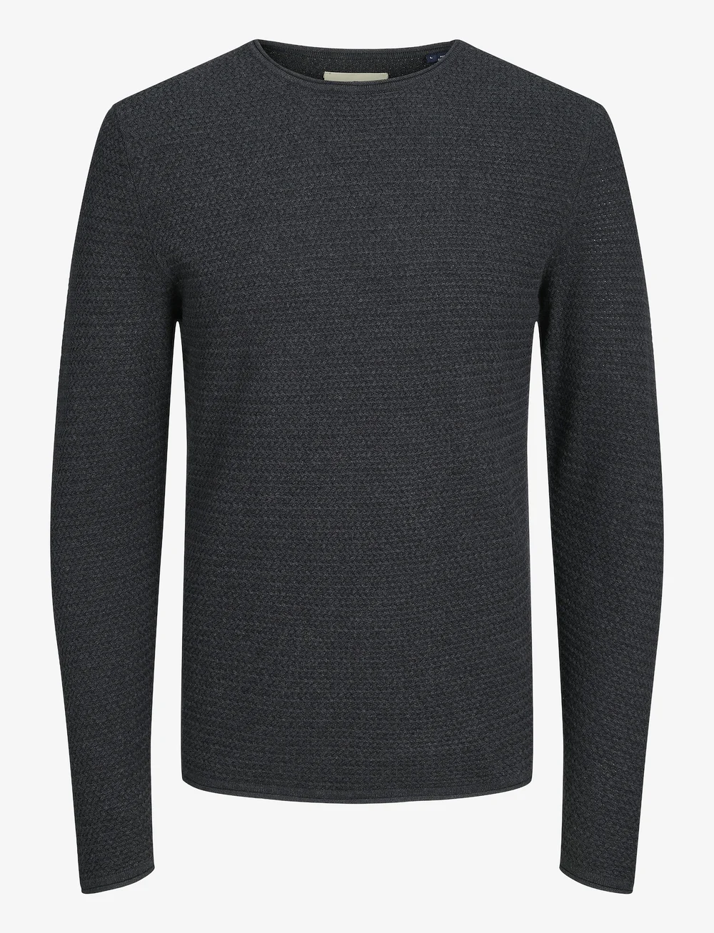 Jack & Jones - JPRBLUMIGUEL KNIT CREW NECK NOOS - rundhalsad - dark grey melange - 1