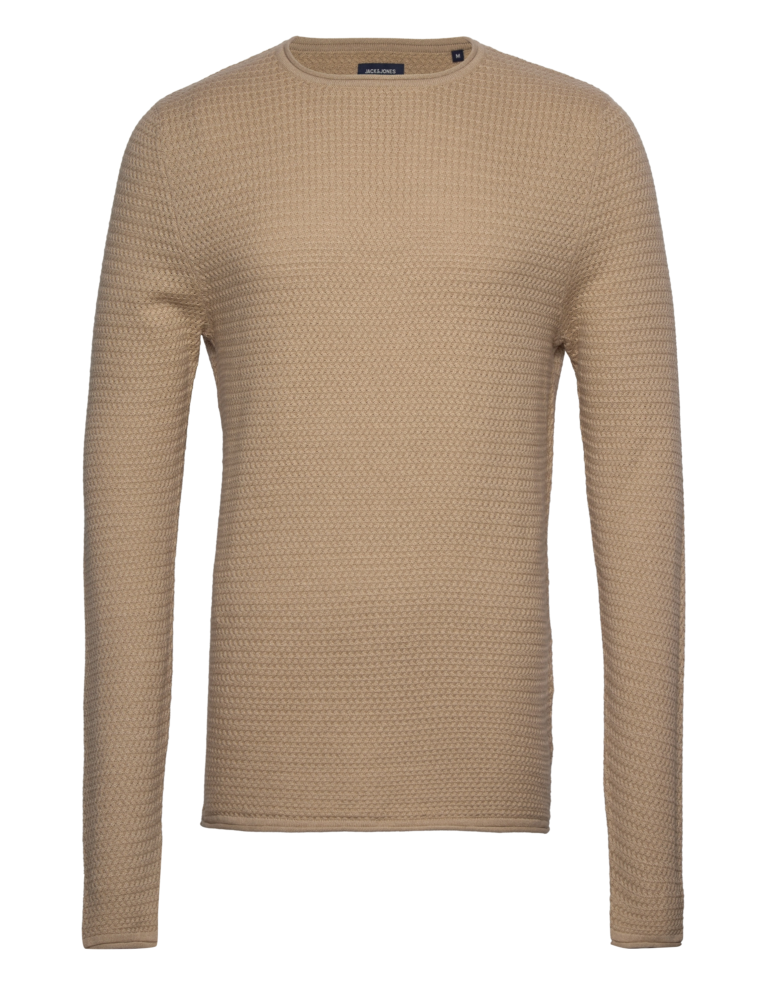 Jack & Jones JPRBLUMIGUEL KNIT CREW NECK NOOS - Strik - ISLAND FOSSIL / brown
