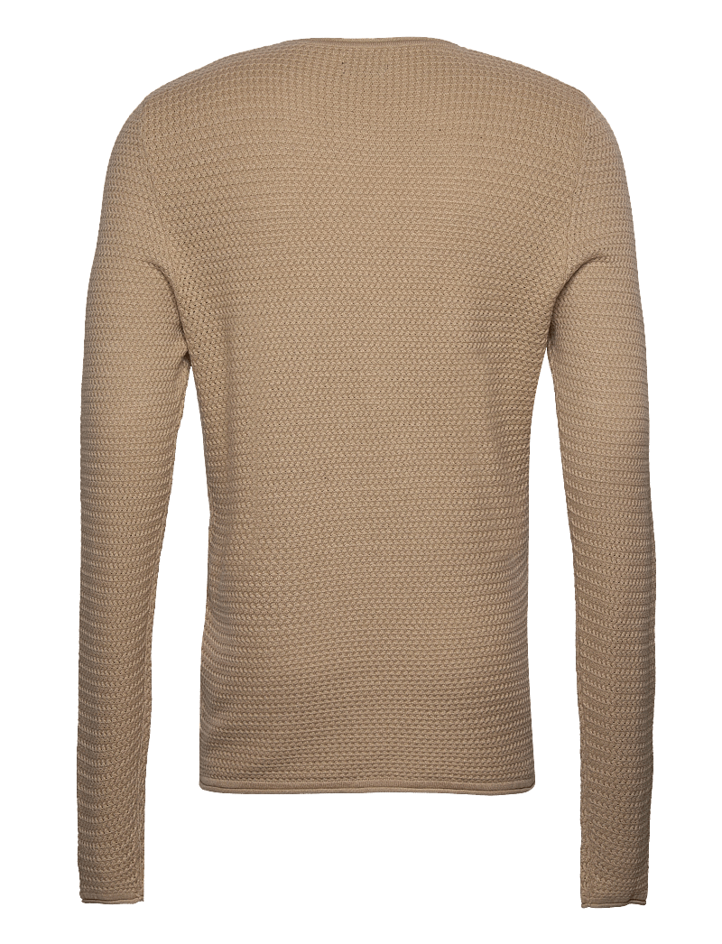 Jack & Jones - JPRBLUMIGUEL KNIT CREW NECK NOOS - Ümmarguse kaelusega kudumid - island fossil - 1