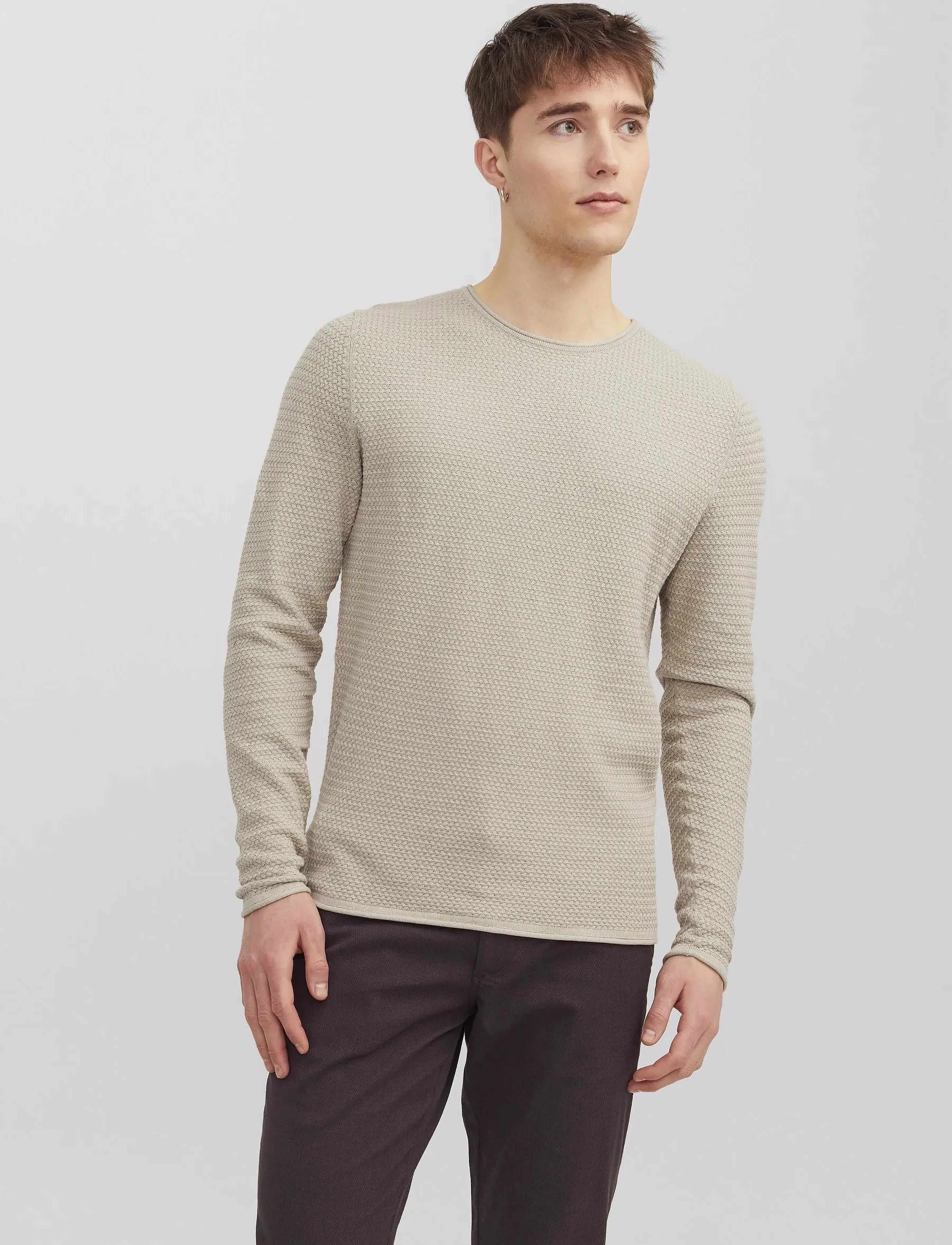 Jack & Jones - JPRBLUMIGUEL KNIT CREW NECK NOOS - rund hals - island fossil - 2